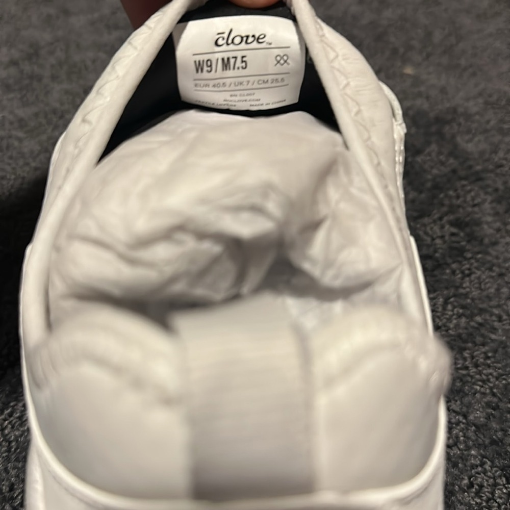 Clove White Athletic Sneakers - Picture 4 of 4